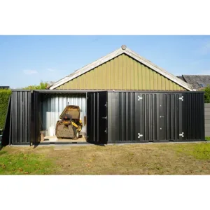 Contenitore pieghevole standard 8 x 2 m – Nero RAL 9005